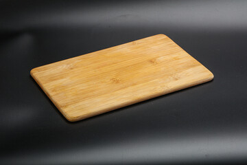 Wooden board for kitchen isolated