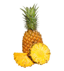 Juicy pineapple isolated