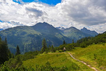 Fototapeta na wymiar Lechtaler Alpen in Tirol/Vorarlberg