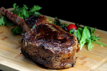 tomahawk , black Angus , cuit , plat  
