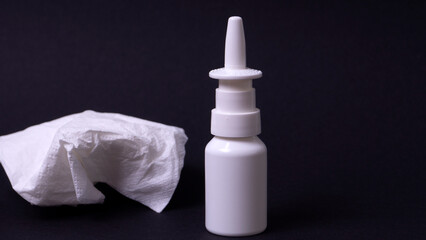 remedy for the common cold on a black background
