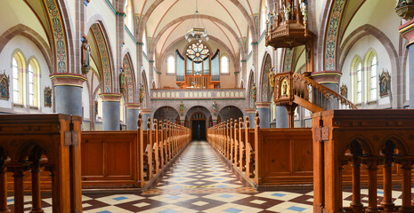 Innenansicht St. Martin (Kirchberg an der Iller)