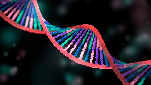 DNA molecule, illustration