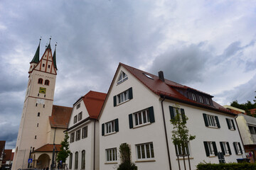 Fototapeta na wymiar Pfarrkirche St. Martin in Dietenheim, Alb-Donau-Kreis / Baden-Württemberg