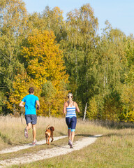 Gemeinsam die warmen Herbsttage für Laufsport nützen