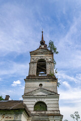 the old orthodox bell tower