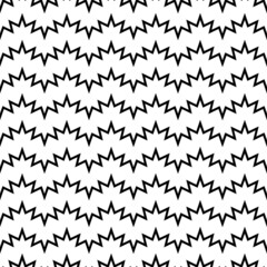 Seamless pattern with zig zag lines