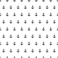 Seamless pattern with small anchors.Cute and childish design for fabric, textile, wallpaper, bedding, swaddles or gender-neutral apparel.