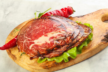 Dried pork neck meat snack