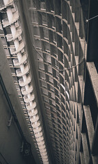 Emergency staircase in a building in São Paulo
