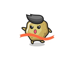 cute loose stools illustration is reaching the finish