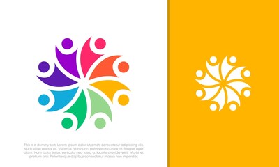 Global Community Logo Icon Elements Template. Community human Logo template vector. Community health care. Abstract Community logo. Social Networking logo designs.