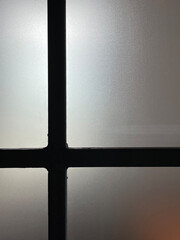 frosted glass silhouette lighting