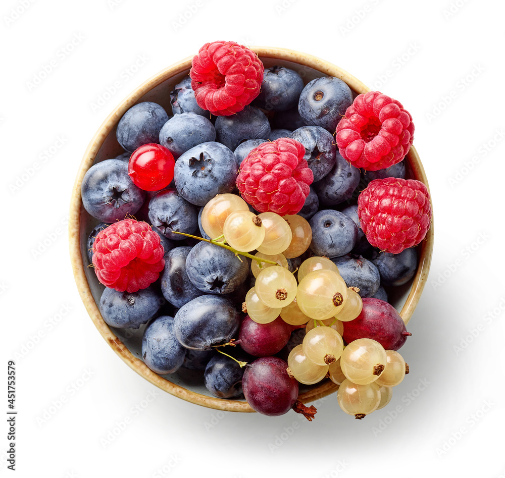 Canvas Prints bowl of fresh berries