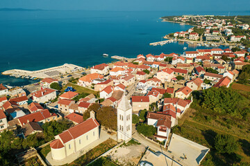 Fototapeta na wymiar Petrcane village, Croatia