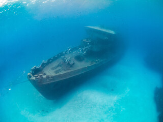 The USS Kittiwake shipwreck in 2012 (Grand Cayman, Cayman Islands)