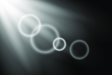 Truly transparent/png vector layer with sun beams or rays light effect isolated illustration