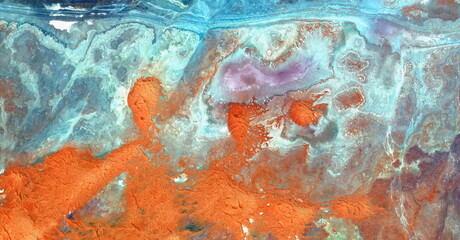 the force of destiny,  abstract photography of the deserts of Africa from the air. aerial view of...