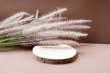 Champagne and grass styled stock scene