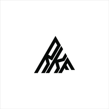 RKF letter logo creative design. RKF unique design
