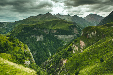 
A beautiful landscape photography with Caucasus Mountains in Georgia
