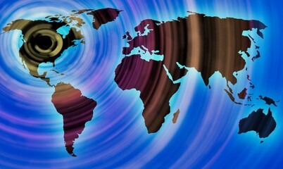 Reverberations from the US, conceptual illustration