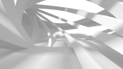 White Modern Background. Abstract Building Concept