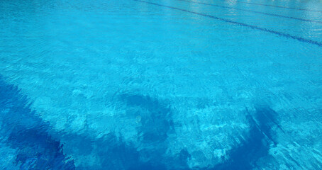 Obraz na płótnie Canvas Clear transparent pool water background