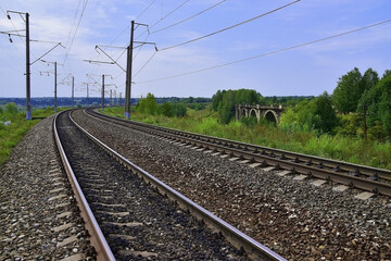 An old 100-year-old viaduct