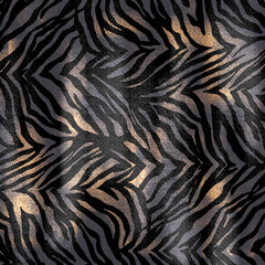 Abstract animal skin tiger seamless pattern design. Tiger, zebra fur. seamless background for fabric, textile, design, cover, wrapping.
