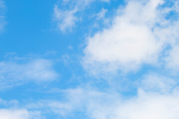 The sky was bright with thin clouds.