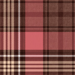 Woven cloth plaid background pattern. Traditional checkered home decor linen cloth texture effect. Seamless soft furnishing fabric. Variegated melange winter tartan weave all over print.
