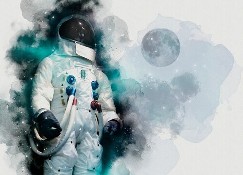 Astronaut, illustration