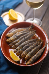 Freshly prepared sardines are part of the Mediterranean cuisine