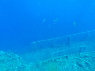 Wreck diving at Haven Wreck in the gulf of genova