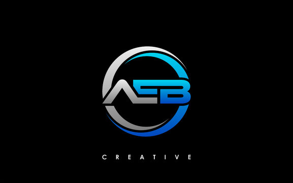 AEB Letter Initial Logo Design Template Vector Illustration