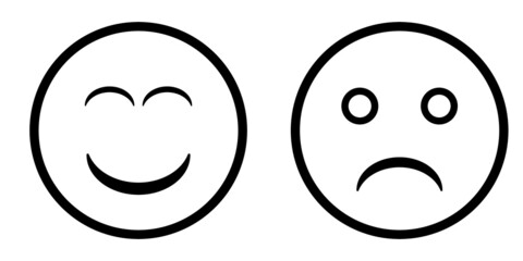 Vector Emoticon Set Smiley Face  Icon 