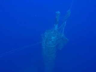 Wreck diving at Haven Wreck in the gulf of genova