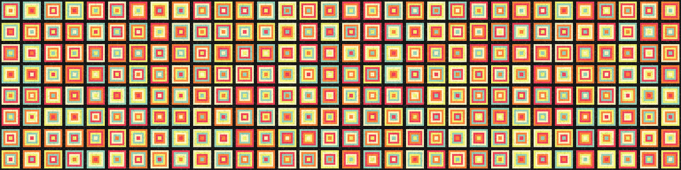 Abstract Geometric Pattern generative computational art illustration