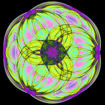 Abstract fractal illustration