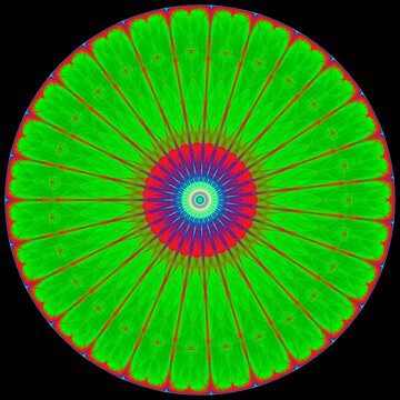Abstract fractal illustration