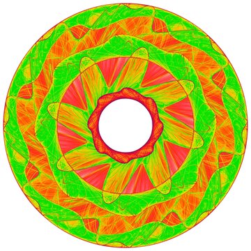 Abstract fractal illustration