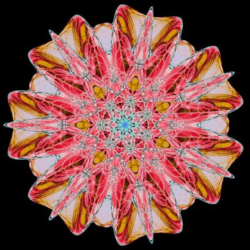 Abstract fractal illustration