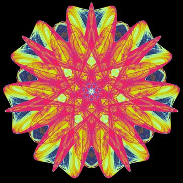 Abstract fractal illustration