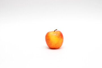 whole nectarine on a white background