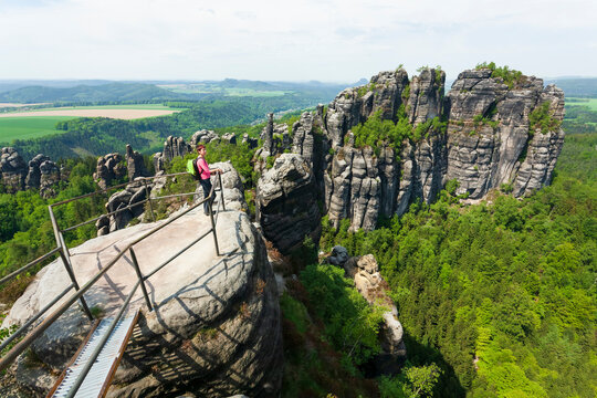 Schrammsteinaussicht in der S&auml;chsischen Schweiz