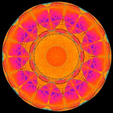 Abstract fractal illustration
