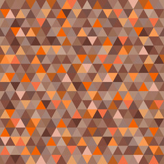Obraz premium Seamless triangle pattern. Colorful wallpaper of the surface. Bright grid background. Print for polygraphy, posters, t-shirts and textiles. Unique tile texture. Doodle for design