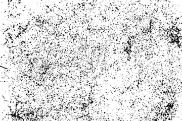 Grunge black and white pattern. Monochrome particles abstract texture. Background of cracks, scuffs, chips, stains, ink spots, lines. Dark design background surface.Grunge Texture Vector
