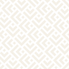 Vector seamless subtle lines mosaic pattern. Modern stylish abstract texture. Repeating geometric tiles